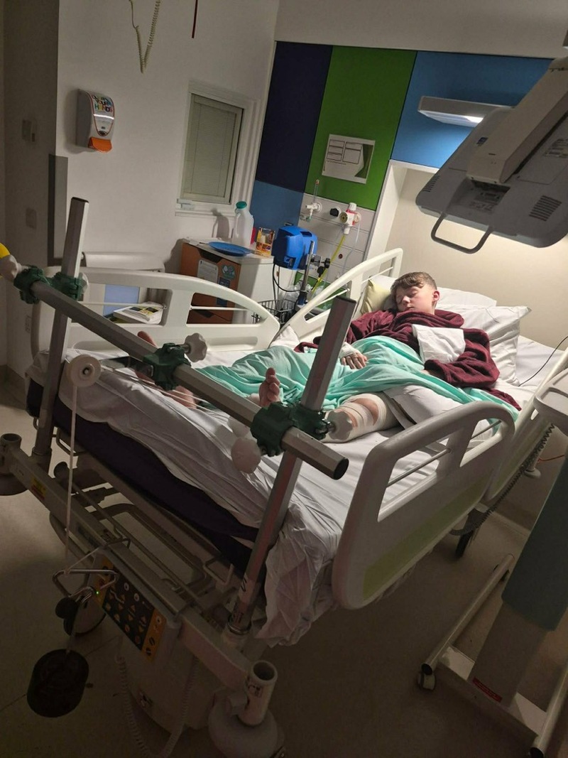 Other image for Teen rescued after cycling crash